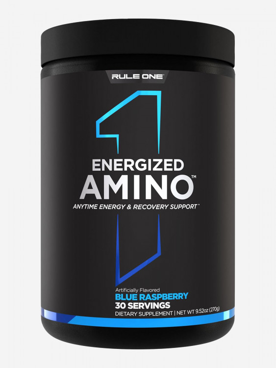 Аминокислоты Rule 1 Energized Amino, 270 г, Голубая малина