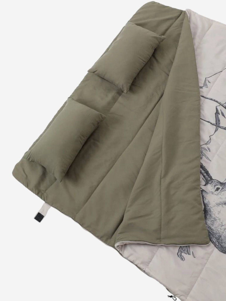 Спальный мешок Naturehike двухместный с подушкой NH21MSD06 Антилопа