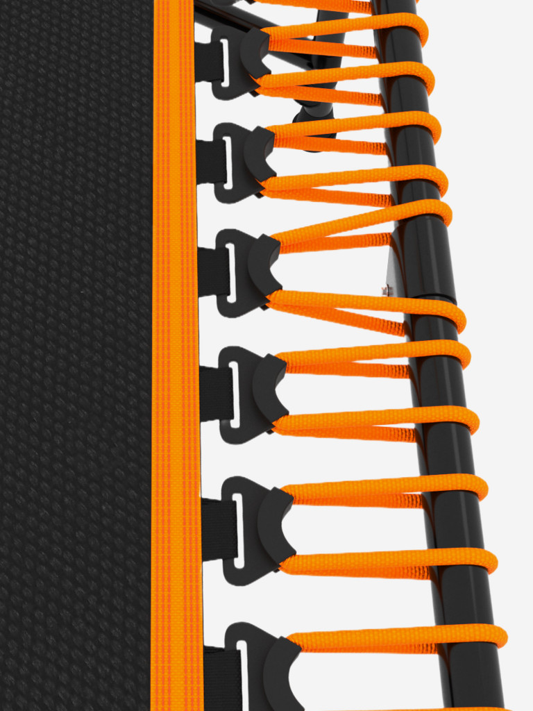 Батут спортивный для фитнеса и джампинга UNIX Line Fitness Pro 125 см, оранжевый