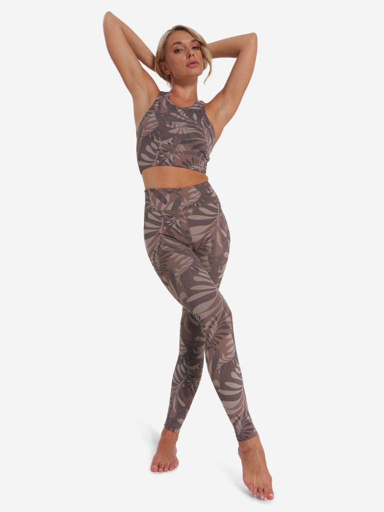 Топ бра спортивный Demix HighFlow Yoga Longline Gfx