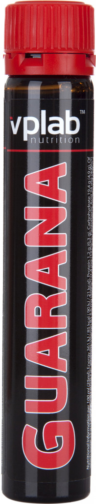 Энергетик Vplab nutrition, экстракт гуараны, 20 ампул x 25 мл