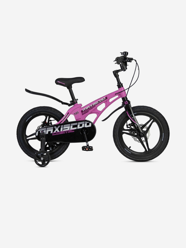 Велосипед детский Maxiscoo COSMIC Deluxe 16'', розовый матовый, 2025
