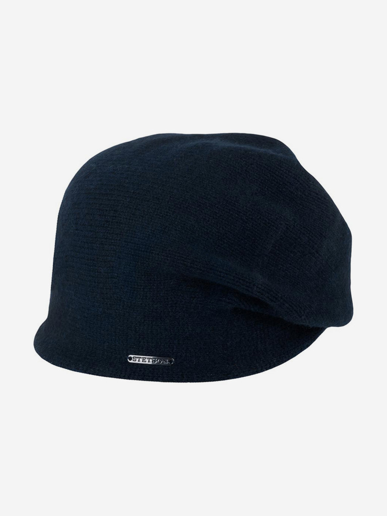 Шапка без отворота STETSON 8699203 LONG BEANIE CASHMERE (синий)