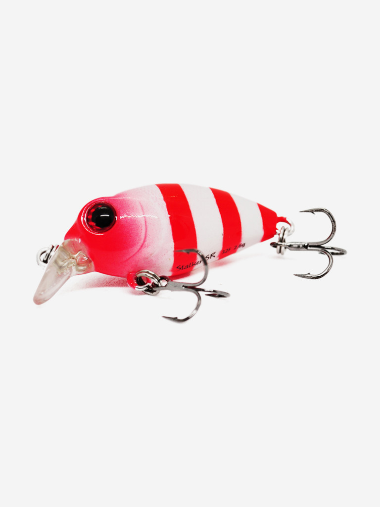 Воблер Mottomo Stalker SR 32F 2,6g White Red