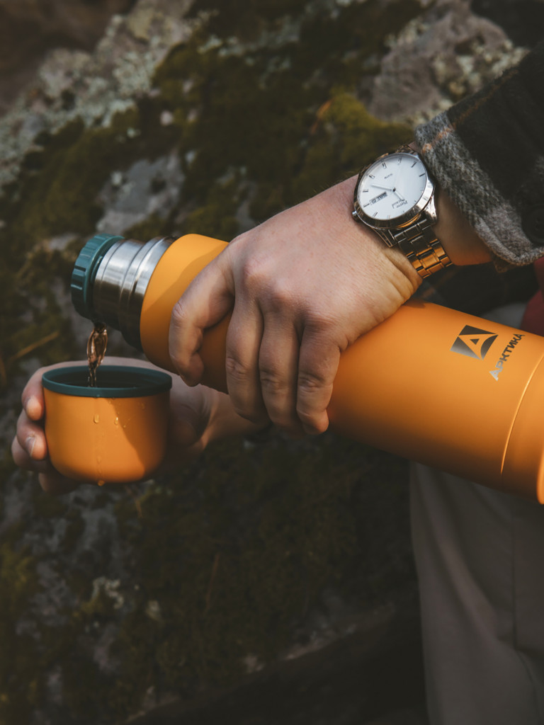 Термос вакуумный Арктика 1 л, морошка