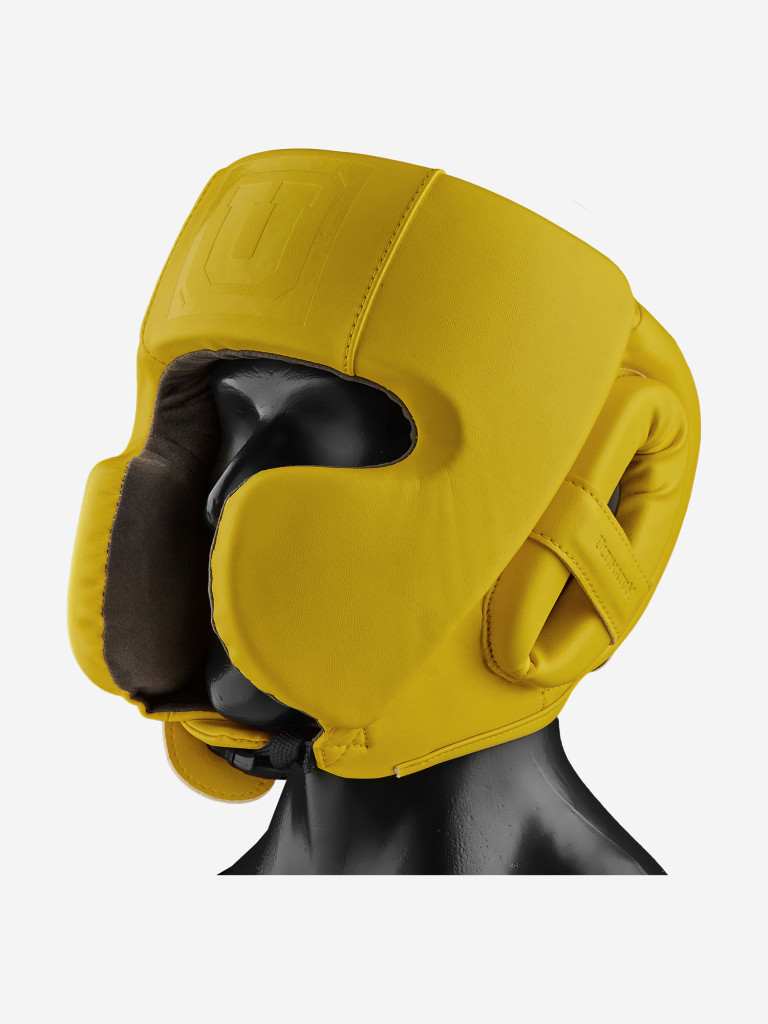 Боксёрский шлем мексиканского стиля ULTIMATUM BOXING GEN5MEX-HTN YELLOW с алькантарой