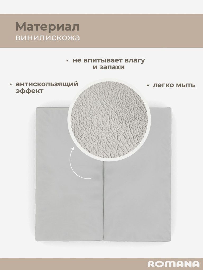 ROMANA Мягкий щит 100х100х6 см 2 секции, мат детский гимнастический для шведской стенки