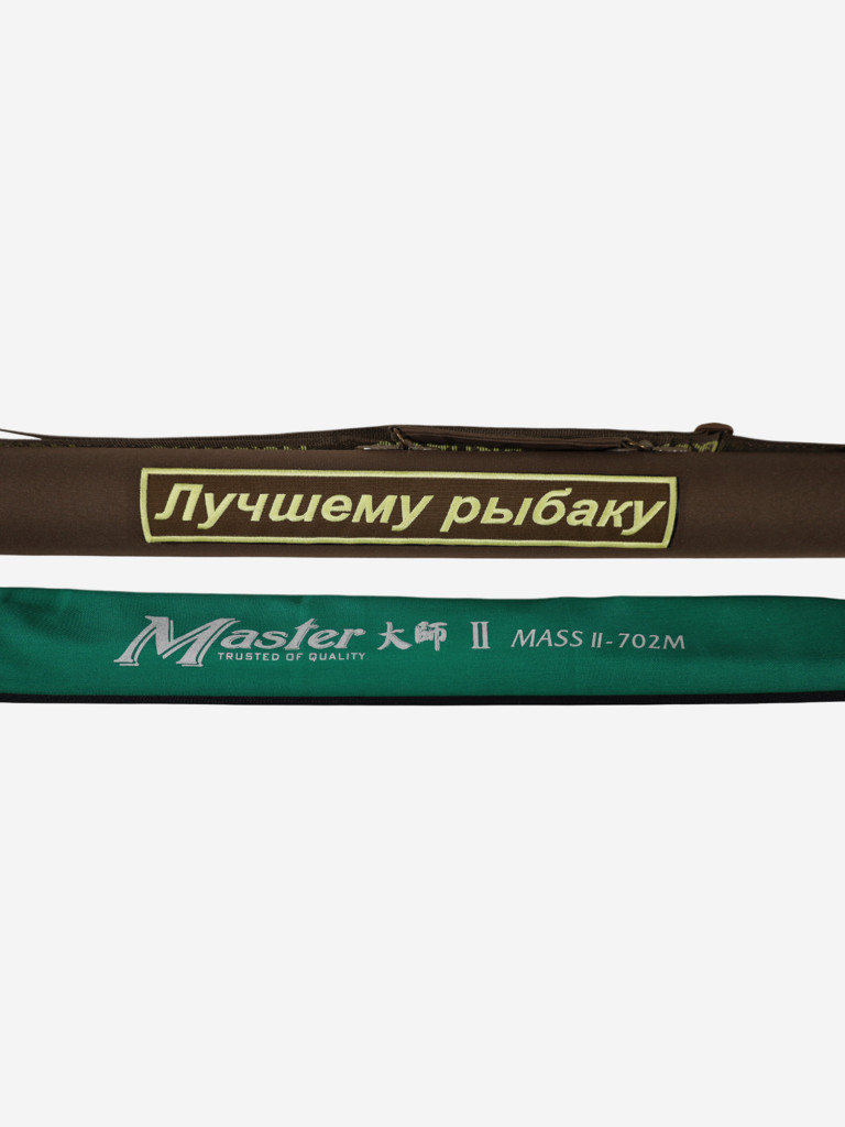 Тубус подарочный с удилищем №5 Т-75 без кармана, с надписью "Лучшему рыбаку"