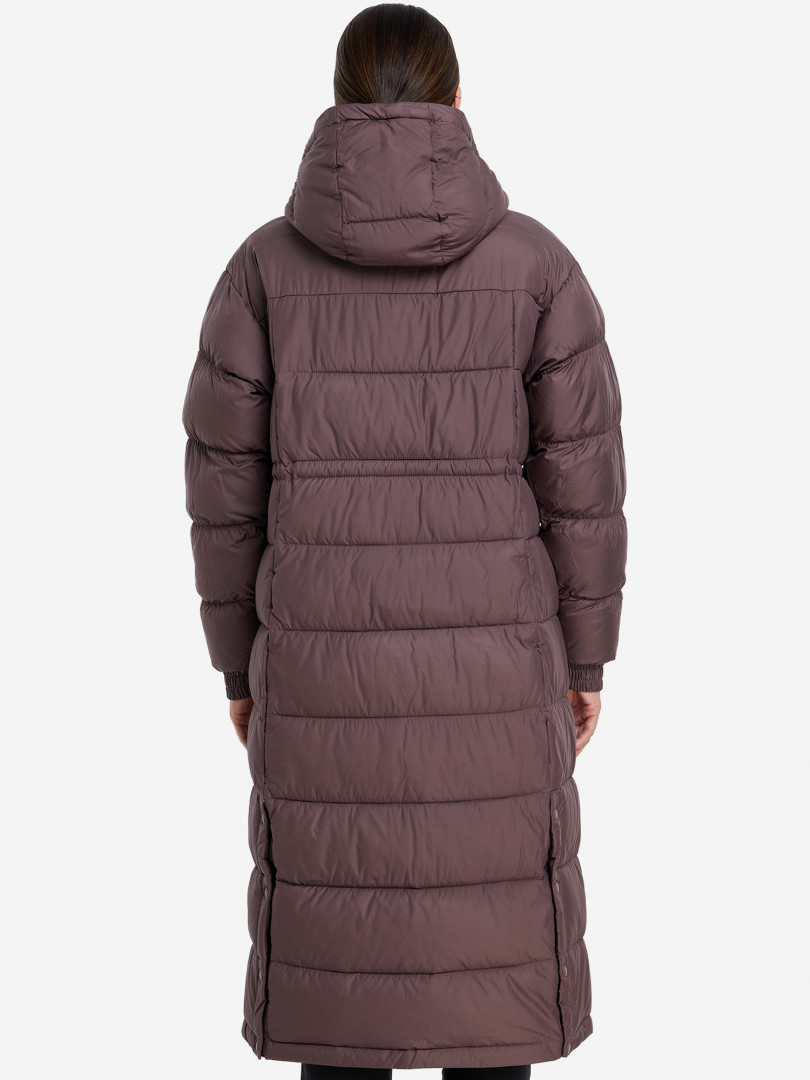 фото Пальто утепленное женское columbia pike lake ii long jacket, коричневый