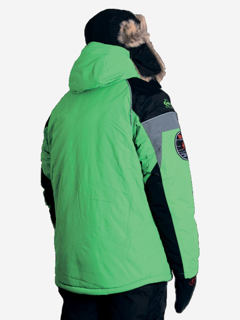 Куртка мужская зимняя Alaskan DAKOTA зеленая для рыбалки и охоты