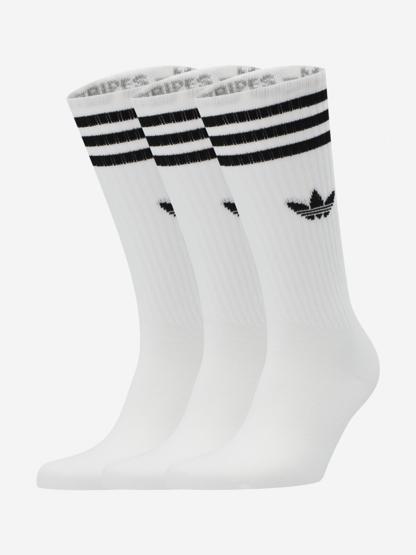 Носки adidas 3 пары Белый 1539₽