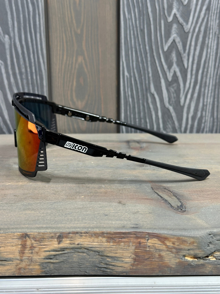 Очки спортивные Scicon AeroWatt оправа Black Gloss линза SCNPP Multimirror Red