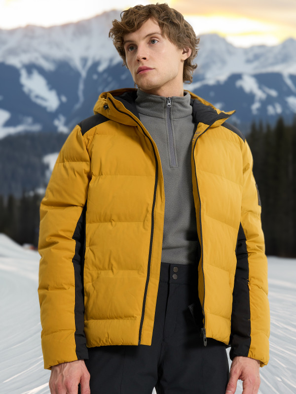 Куртка горнолыжная мужская Ziener Tyers арт. 244200 коричневый цвет — купить за 10999 руб. со скидкой 50 %, отзывы в интернет-магазине Спортмастер