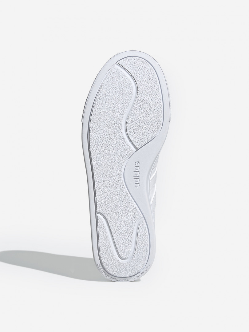 фото Кеды женские adidas court platform, белый