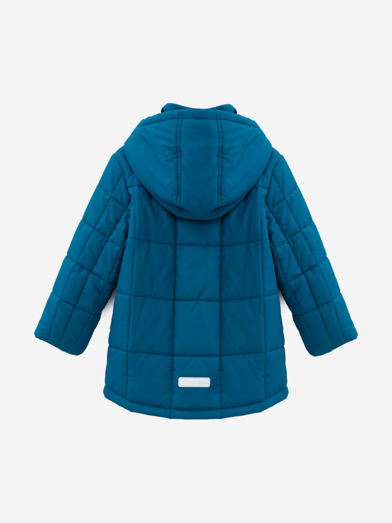 Куртка с капюшоном синяя Button Blue