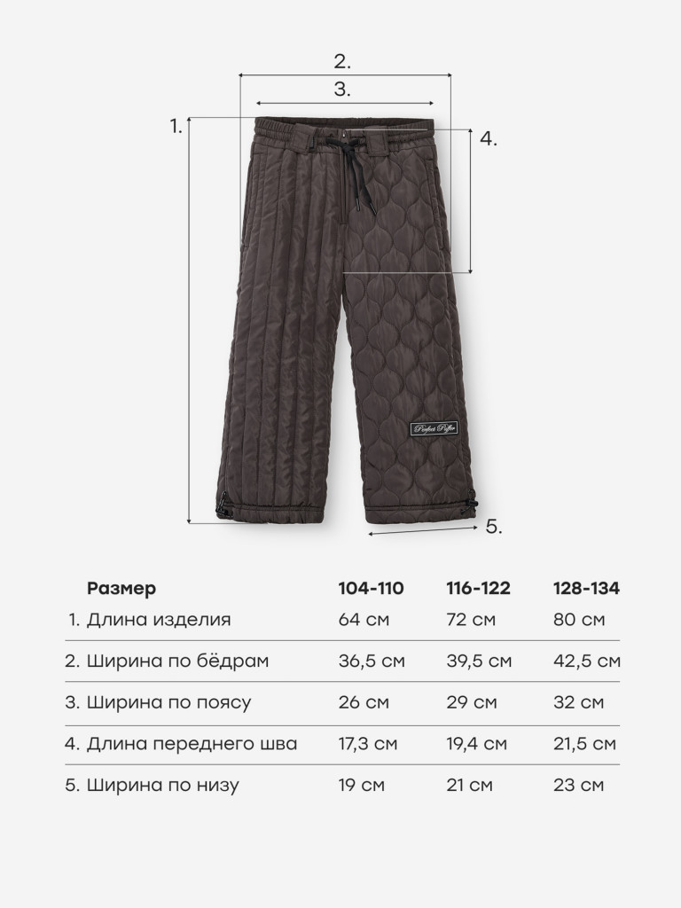 Брюки утепленные Happy Baby