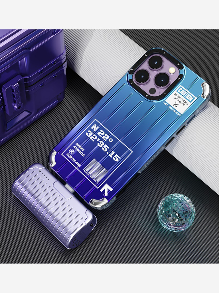 Внешний аккумулятор ROCK P86 Fast Charging Power Bank 4800mAh фиолетовый
