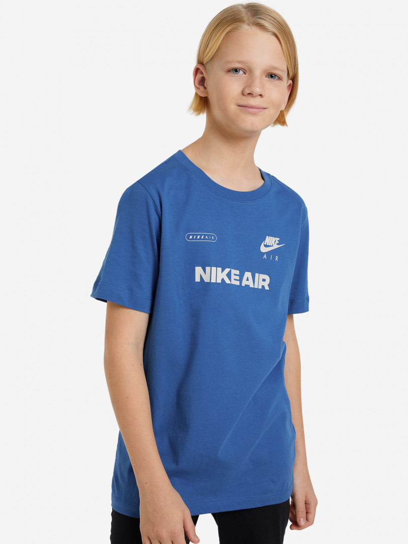 Футболка для мальчиков Nike tee nike air hook 30251480299 Голубой, размер 147, 158,137, 147,128, 137, фото 1