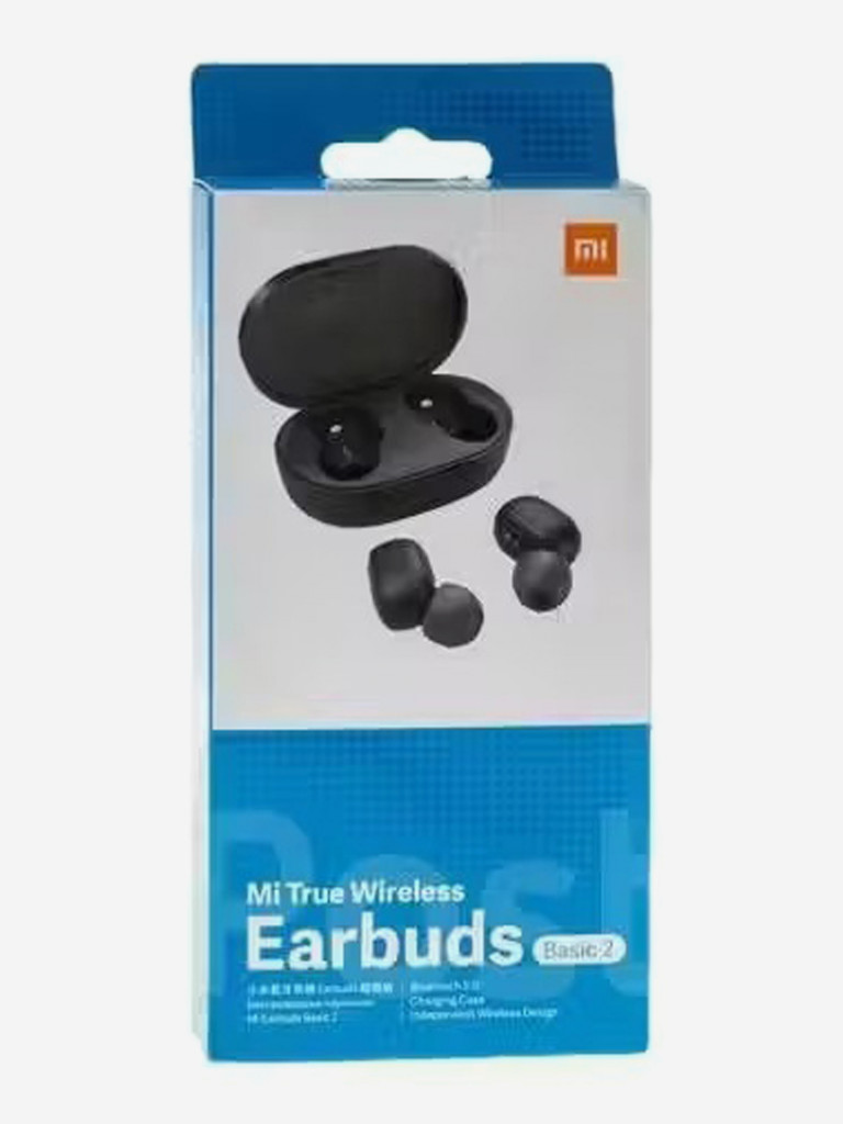 Беспроводные наушники Xiaomi Earbuds Basic 2 версия с шумоподавлением черные