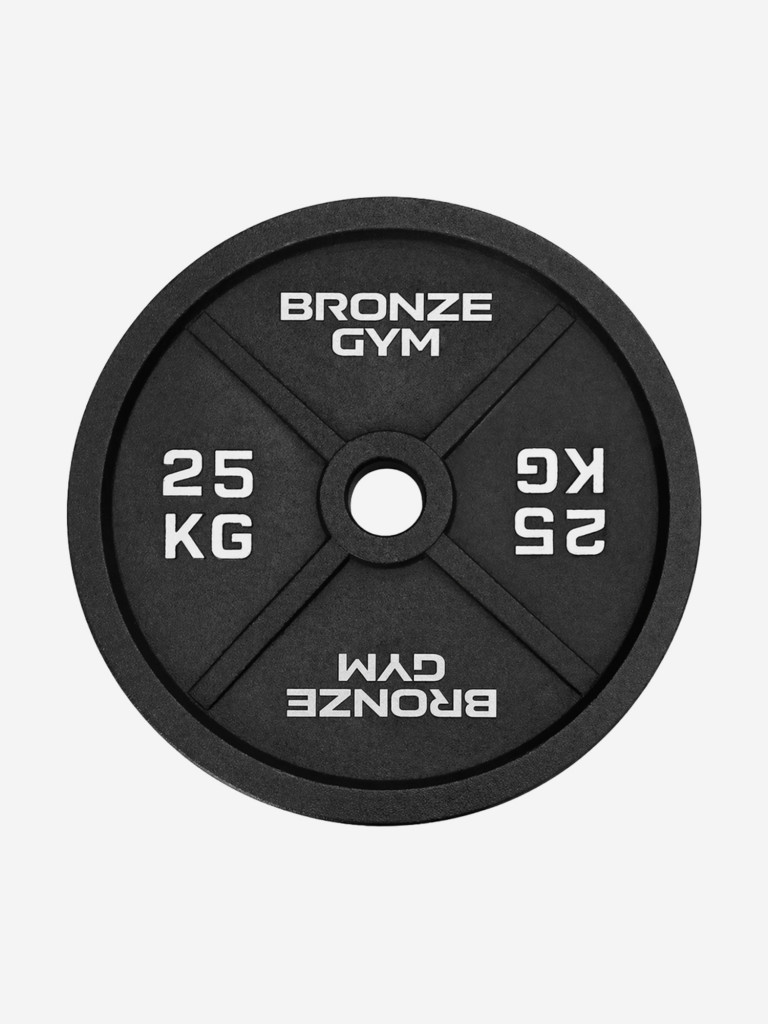 Диск олимпийский 51 мм BRONZE GYM чугунный 25 кг