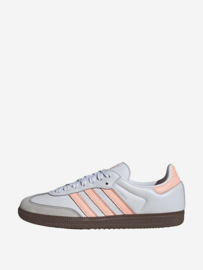 Кеды Adidas Samba Og Cloud White Clear Orange