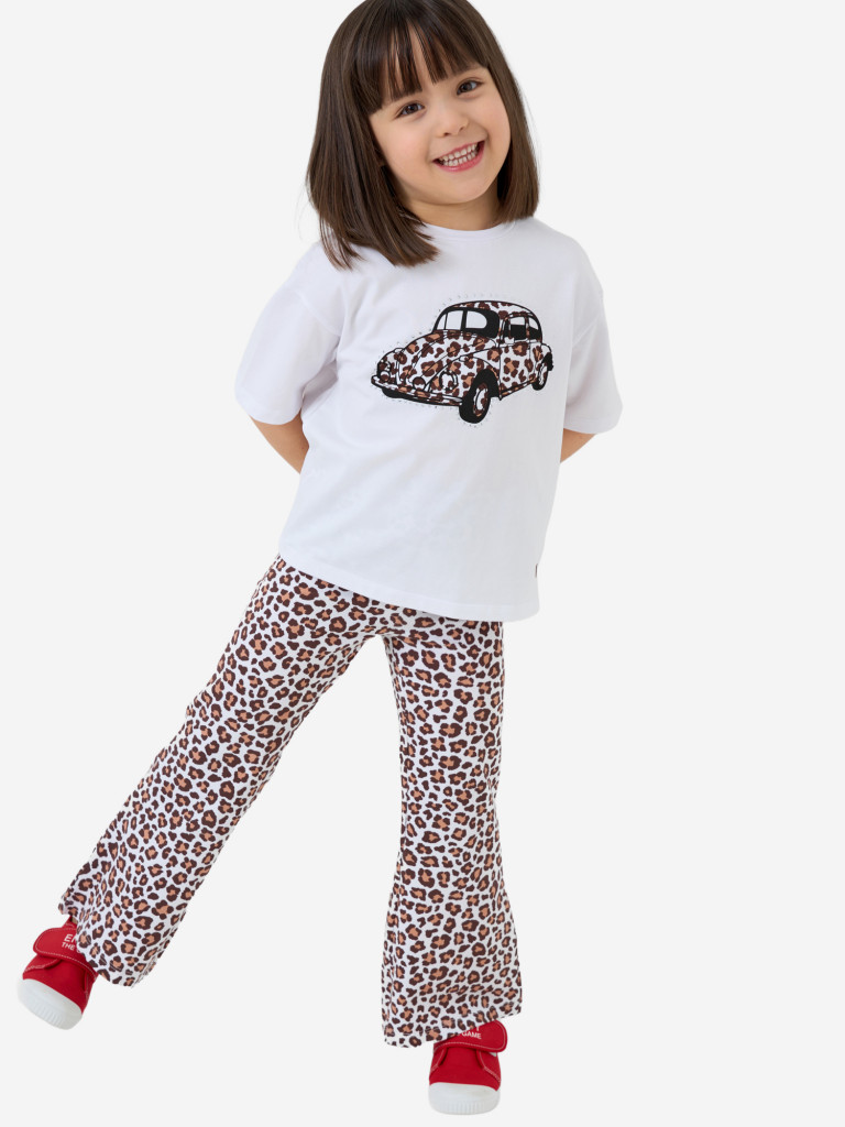 Комплект для девочек: футболка, брюки PlayToday