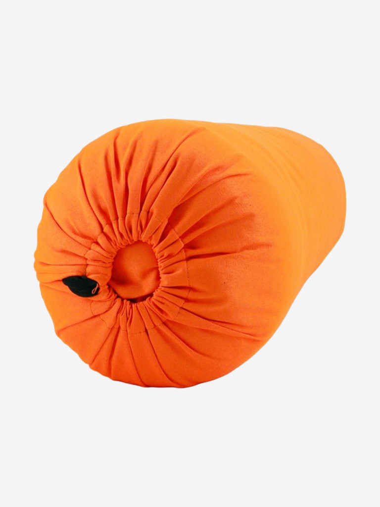 Болстер для йоги Айенгара шерстяной с хлопковым чехлом 75см Рамайога 2 оранжевый, 27380