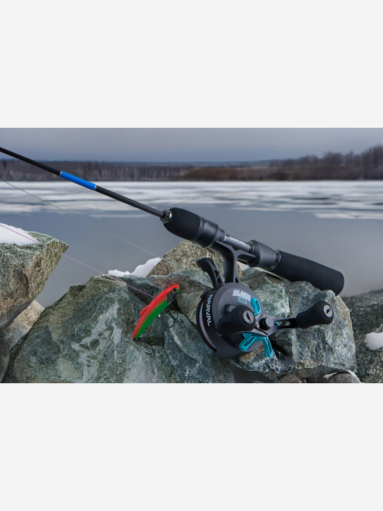 Зимняя катушка Narval Frost Black Ice 2.5:1 3+1BB #Turquoise