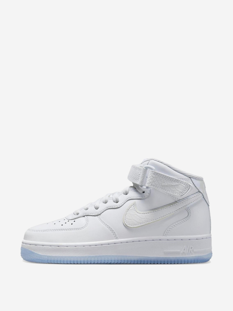 Кроссовки Nike Air Force 1 Mid White Snakeskin Ice