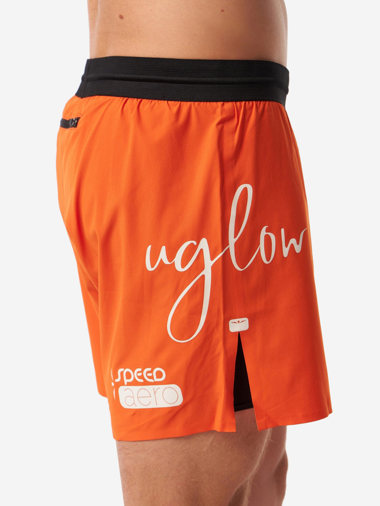 Шорты с поясом мужские UGLOW, оранжевый