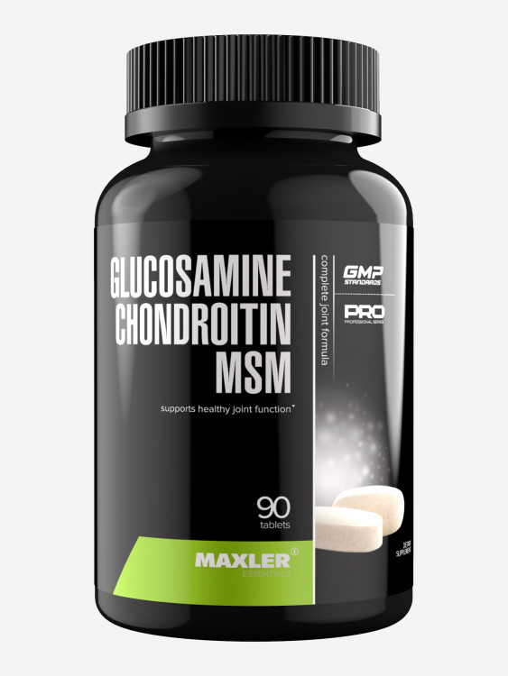 Глюкозамин Хондроитин МСМ для укрепления связок и суставов Maxler, 90 таблеток