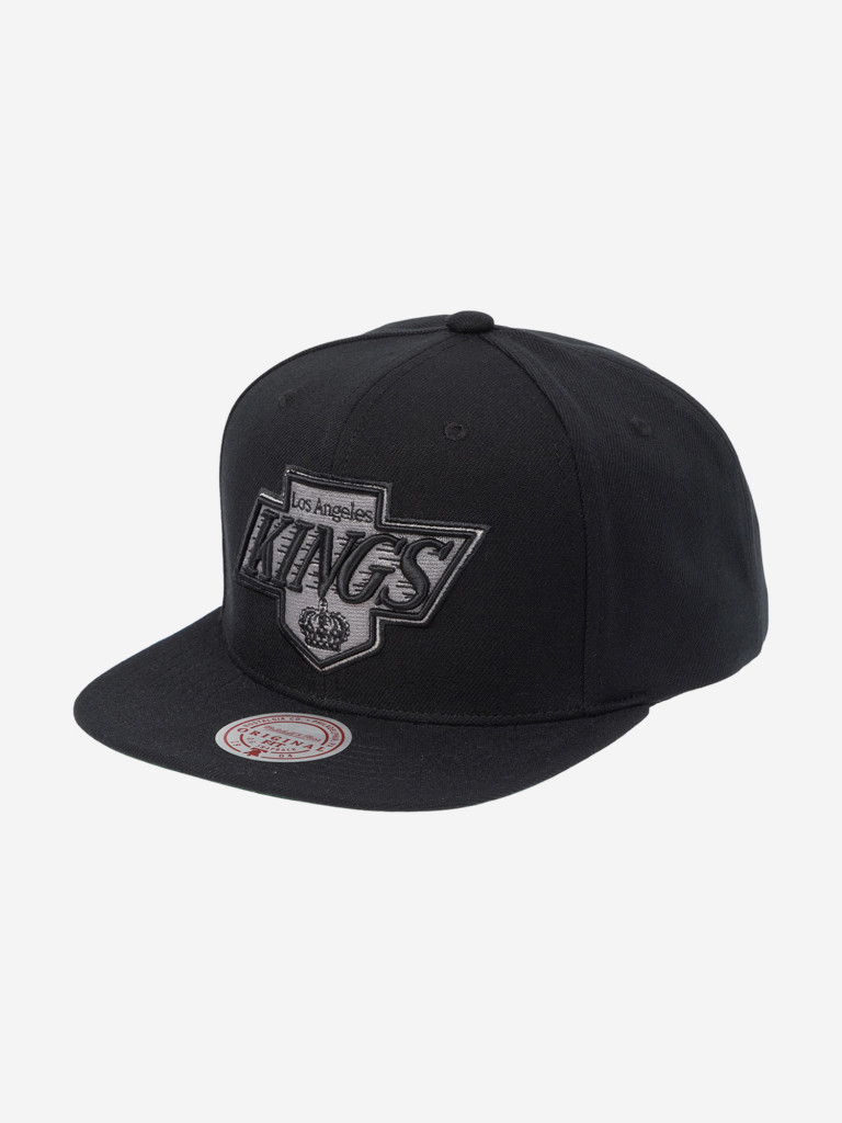 Бейсболка с прямым козырьком MITCHELL NESS HS8582-LAKBLCK Los Angeles Kings NHL