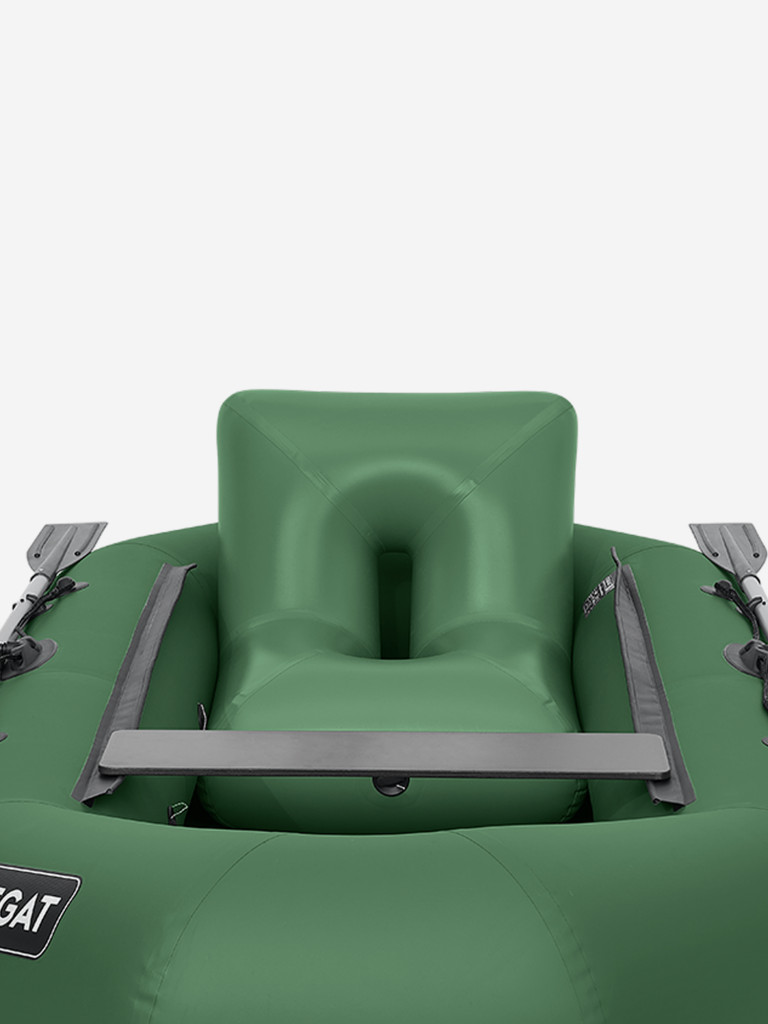 Надувное кресло в лодку ПВХ зеленое