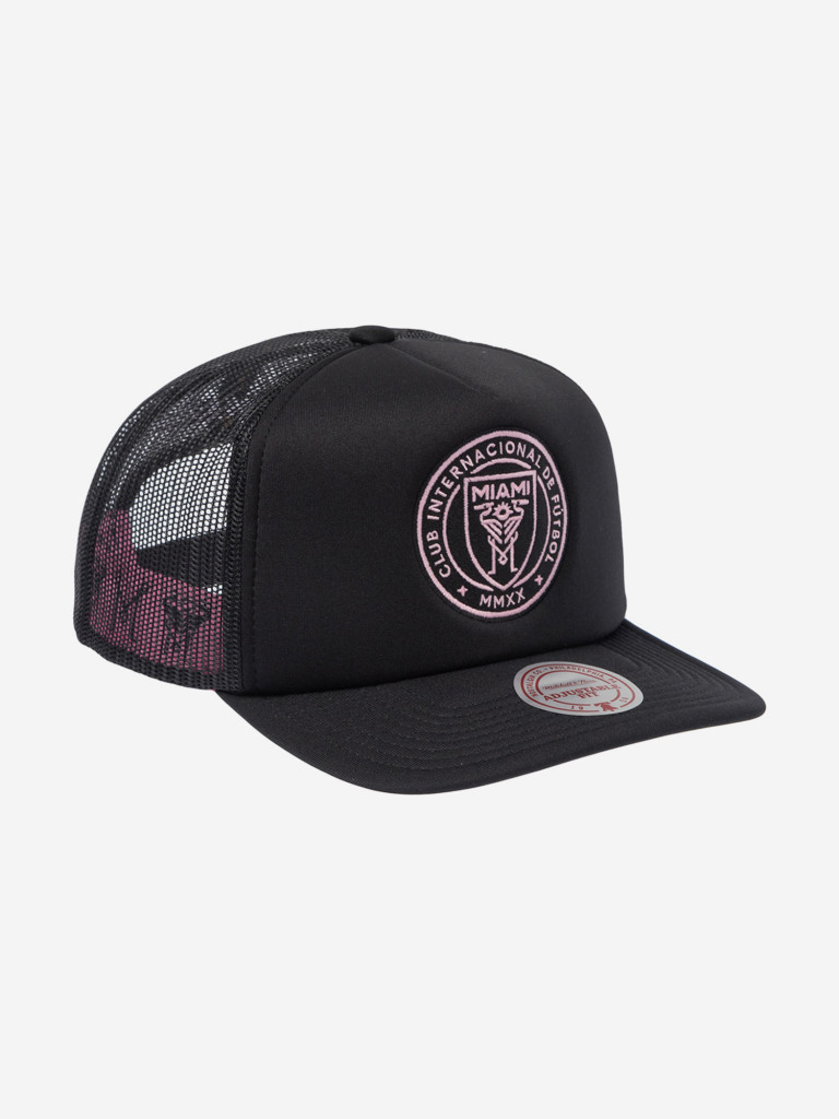 Бейсболка с сеточкой MITCHELL NESS HT10070-IMCBLCK Inter Miami CF MLS (черный)
