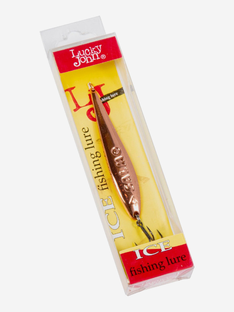 Блесна вертикальная зимняя Lucky John S-4 с тройником, вес 11 г