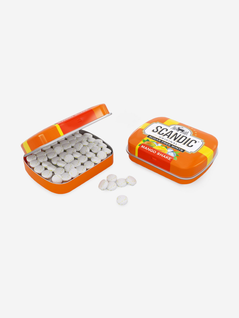 Конфеты без сахара со вкусом "Манго" 14г 18*12