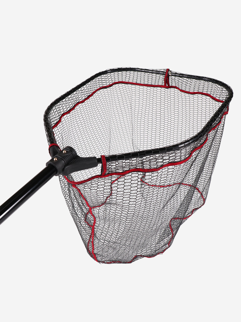 Подсачек складной телескопич. Namazu Pro NoKnot Net PVC, L-160 см, квадр.складной обод 50 см,PVC