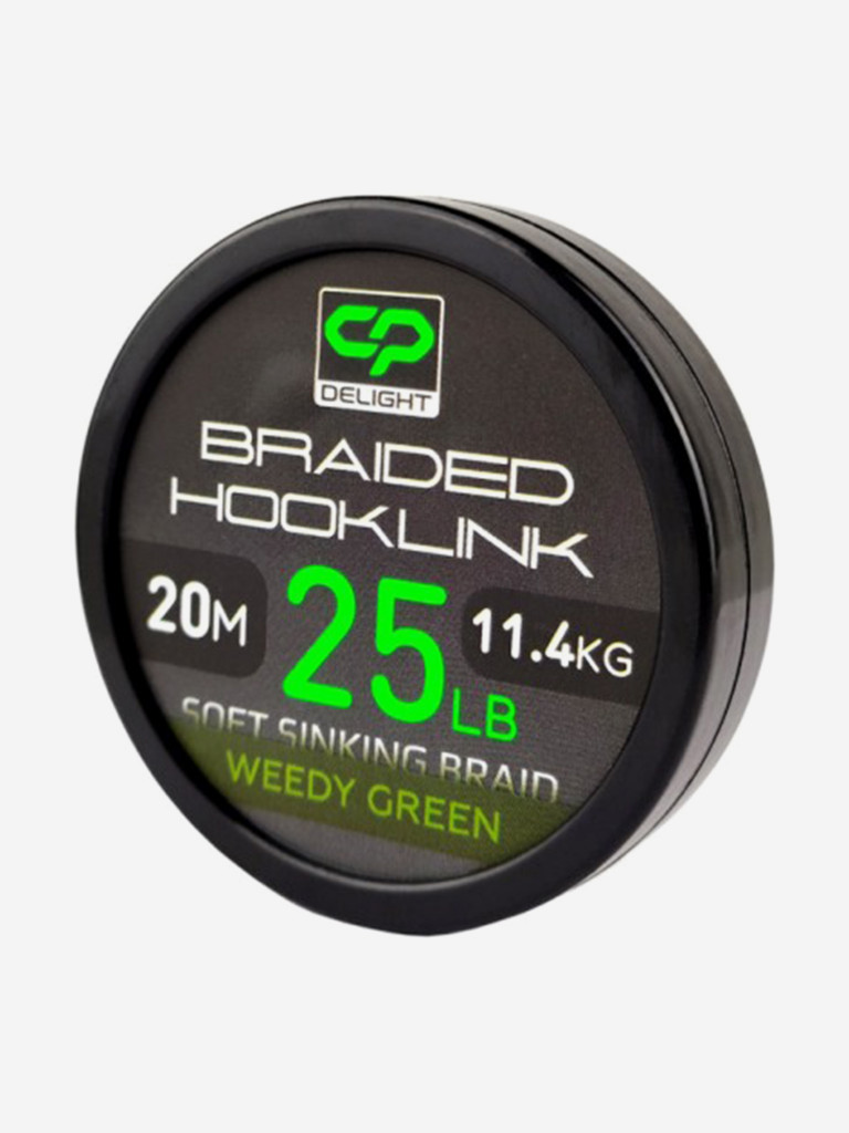 Поводковый материал CARP PRO Delight Sinking Hooklink зеленый 25lb 20м