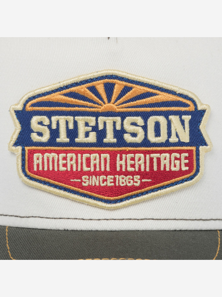 Бейсболка с сеточкой STETSON 7751194K TRUCKER CAP SUN (оливковый)