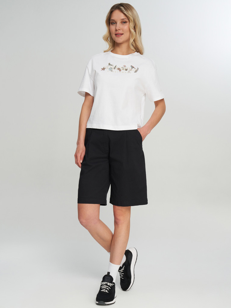 Футболка женская Columbia Rolling Bend Graphic Relaxed Crop SS