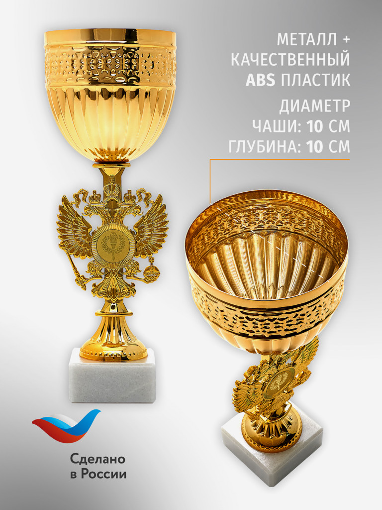 Кубок спортивный для награждения победителей 27.5 см