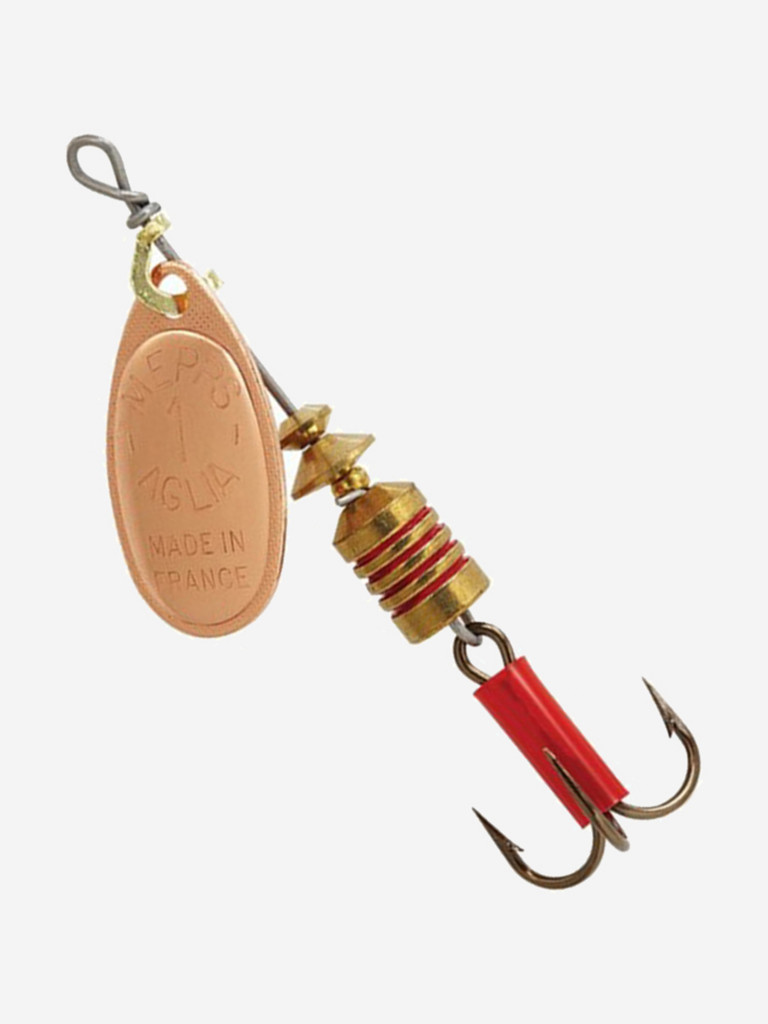 Блесна для рыбалки вертушка Mepps AGLIA 1, Copper, комплект из 5 штук