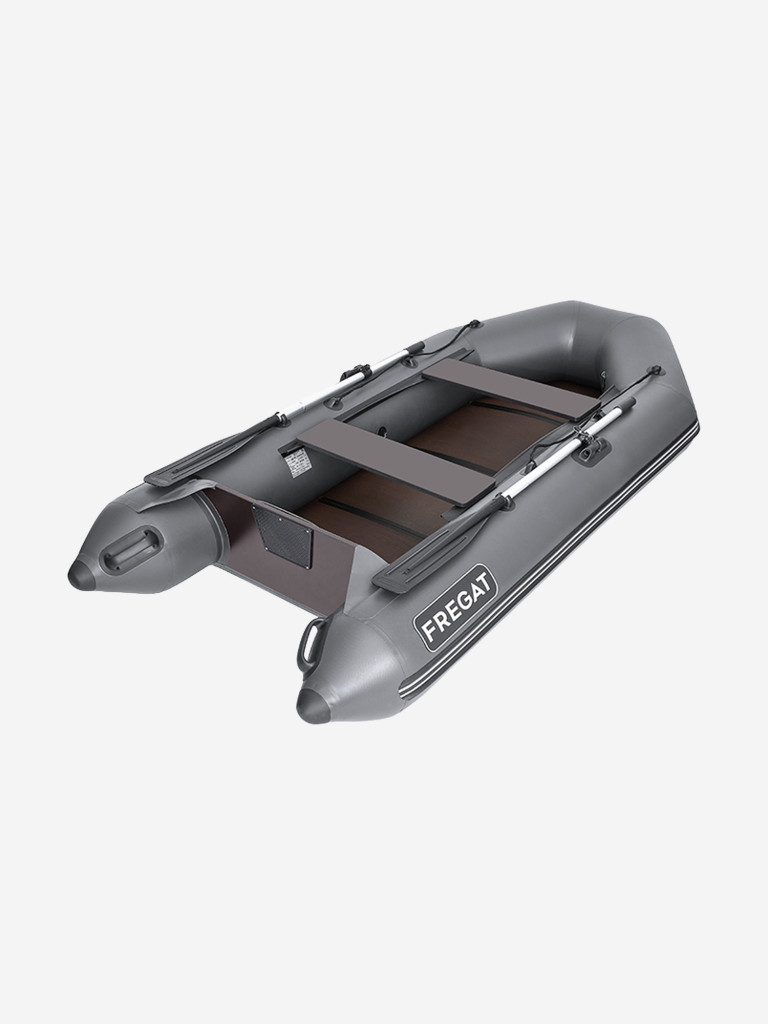 Лодка надувная ПВХ под мотор Фрегат 280 ЕК с килем Серый