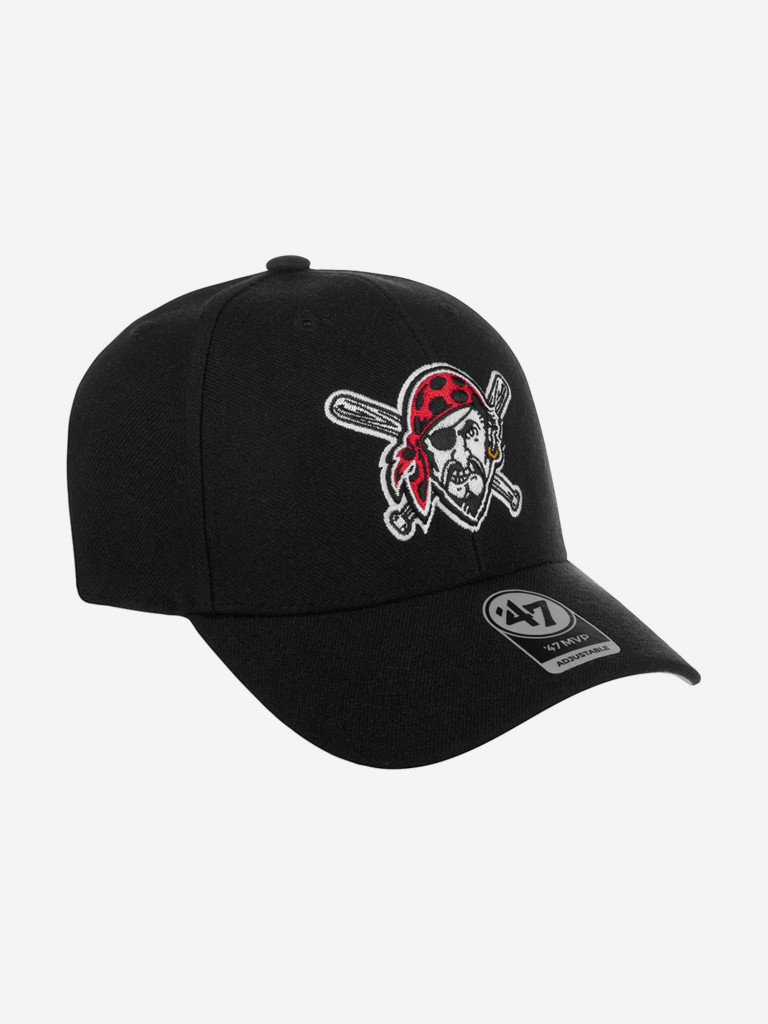 Бейсболка 47 BRAND B-MVP20WBV Pittsburgh Pirates MLB (черный)