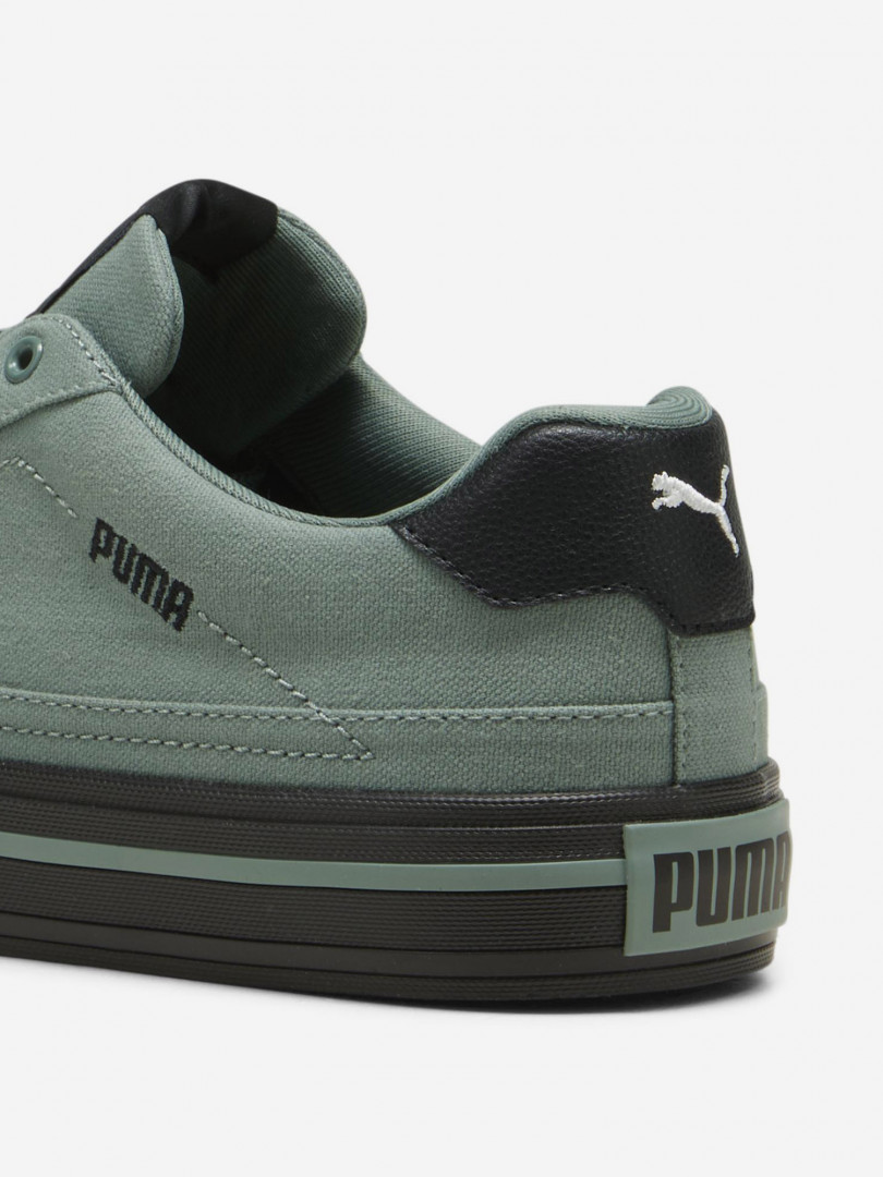 фото Кеды мужские puma court classic vulc, зеленый