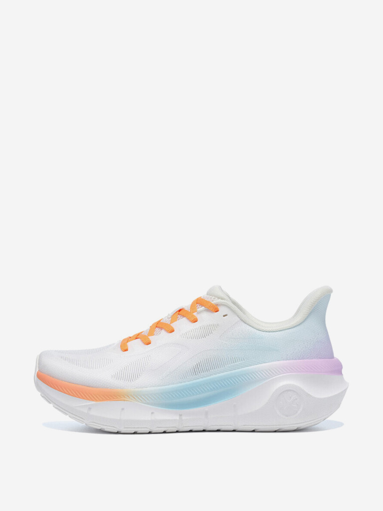 Кроссовки BMAI Pioneers Thick Tao EVA PEBA Blend Thickened Midsole Mid Top Running Shoes Women's Cloud Sunset White