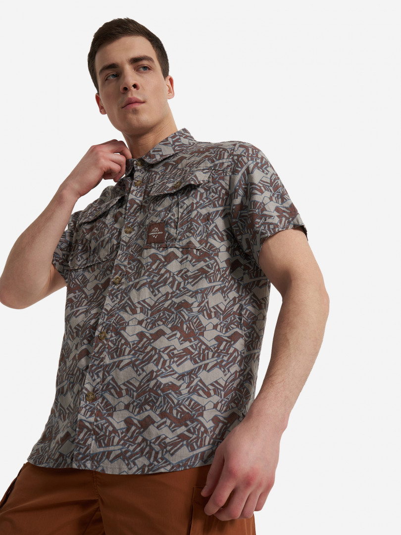 Рубашка с коротким рукавом мужская Cordillero Синий 2499₽