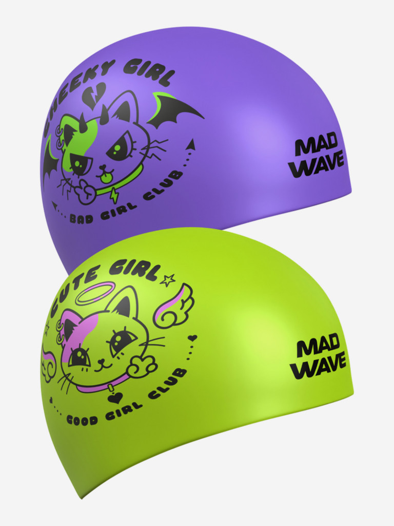 Силиконовая шапочка Mad Wave Cuties reversible