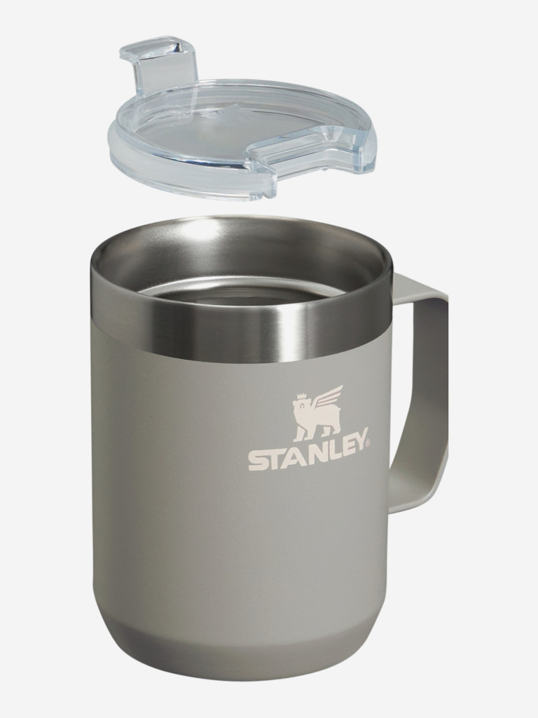 Термокружка Stanley Classic, 230 мл, серая, с ручкой и крышкой