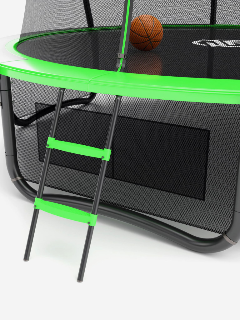 Батут Jump Power 8ft PRO Basket Green